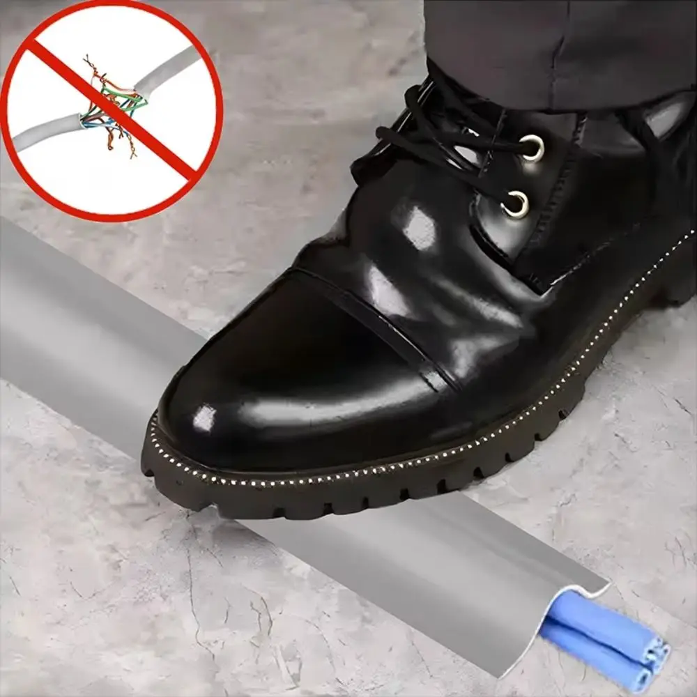 Soft PVC Wall Cord Cover Sleeve Protector Cable Concealer Soft Rubber Trunking Household Cable Sleeves Network Cable