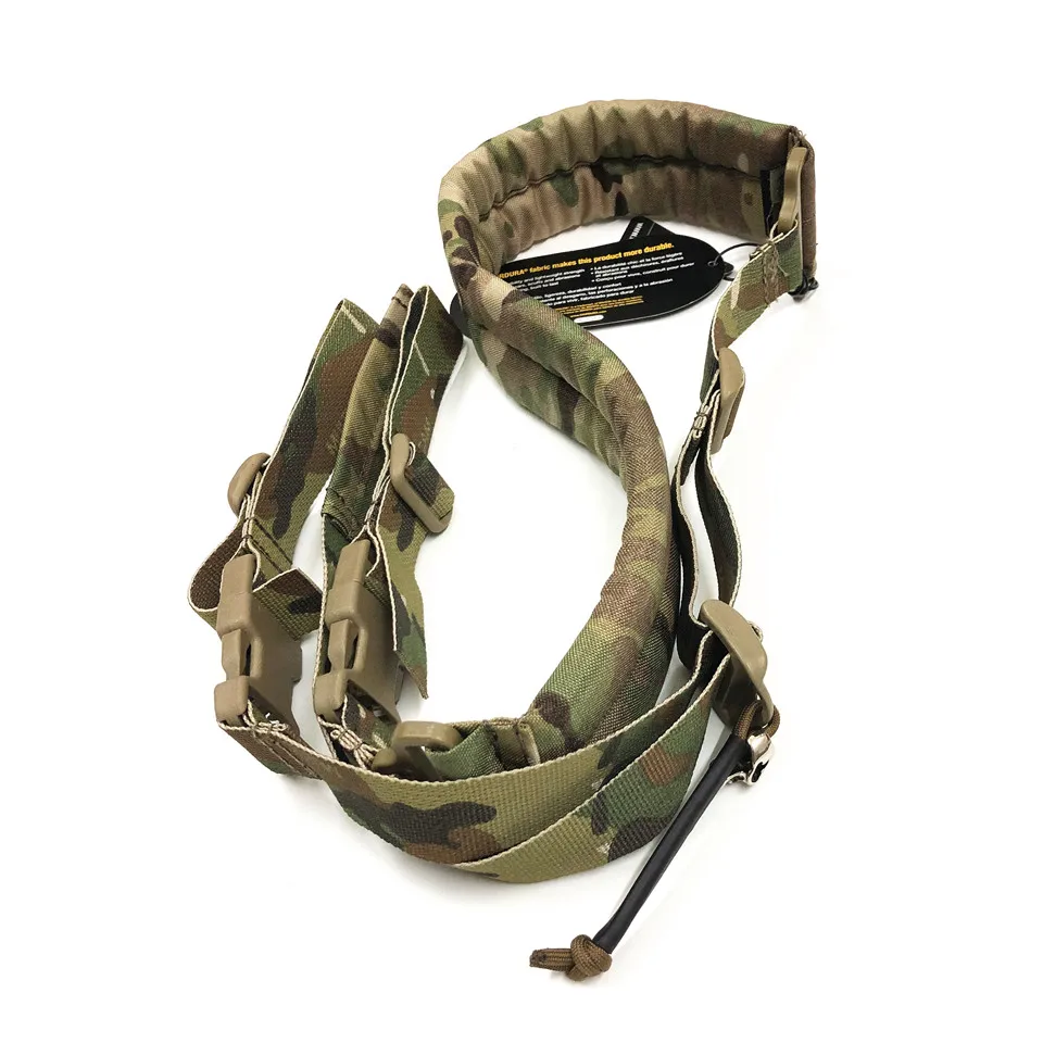 

FMA New Quick Adjust Padded 2 Point Sling Multicam Black for IPSC Airsoft Gun Sling Gear Paintball Equipment