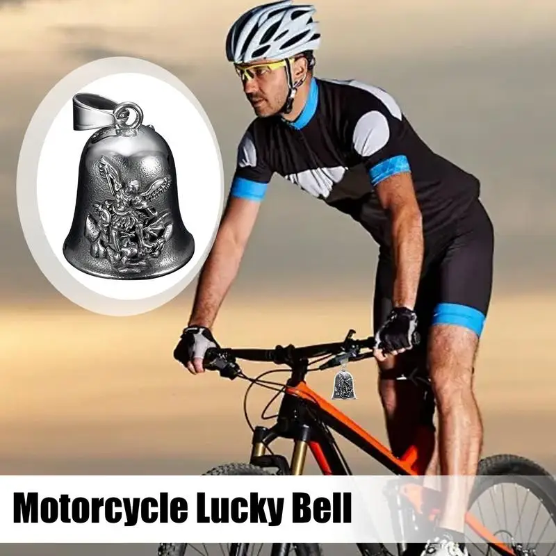 Michaelmas Angel Bell Pendant Good Fortune Cycling Bell Lucky Jewelry Men's Motorcycle Accessories