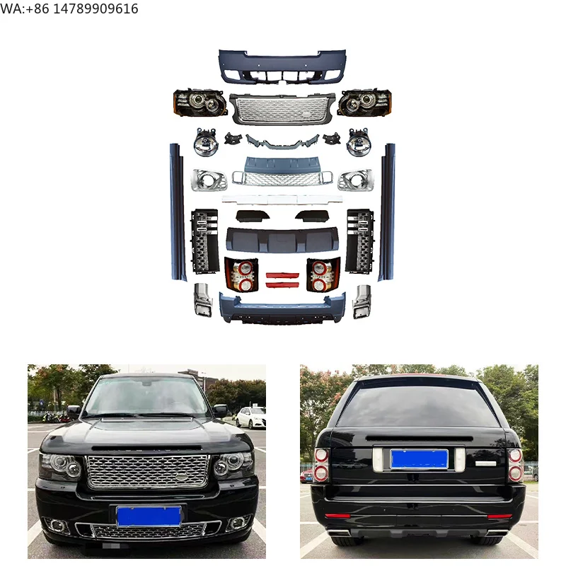 New 2010-2013 Car Modification Upgrade Front Bumper Grille Rear Bumper Taillights Body Kit Includes Screws ForBody Kit Full Bod