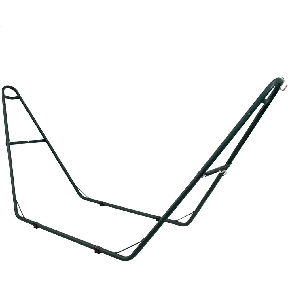 

Heavy-Duty Outdoor Hammock Stand - Supports 550 lbs, Fits 9-14 ft Hammocks, Green
