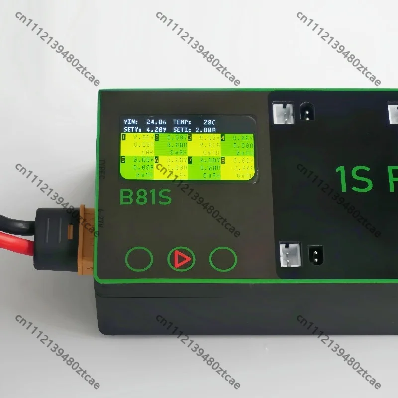 8 Ports 1S Lithium Battery Parallel Charger Total 4.5A With BT2.0 PH2.0 Air-to-Air Port For Drone RC Aircraft Charging Parts