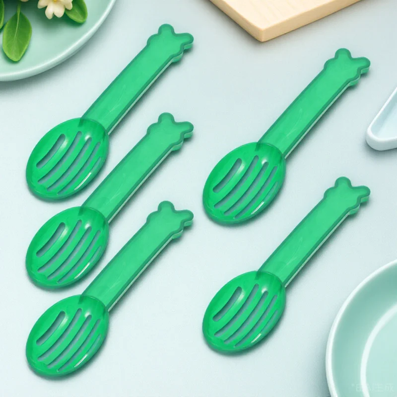 5Pcs Hamster Bath Spoons High Class Material Fine Workmanship Durable Bathing Feeding Tool for Small Pets Hamster Bathtub Spoon