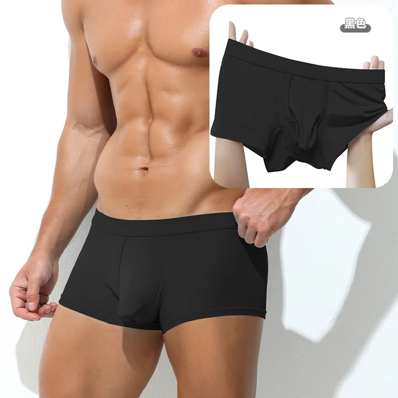 Herren-Boxershorts, Baumwolle, atmungsaktiv, Unterwäsche, mittellange Boxershorts, bequeme Shorts, Sonderangebot, 1 Stück