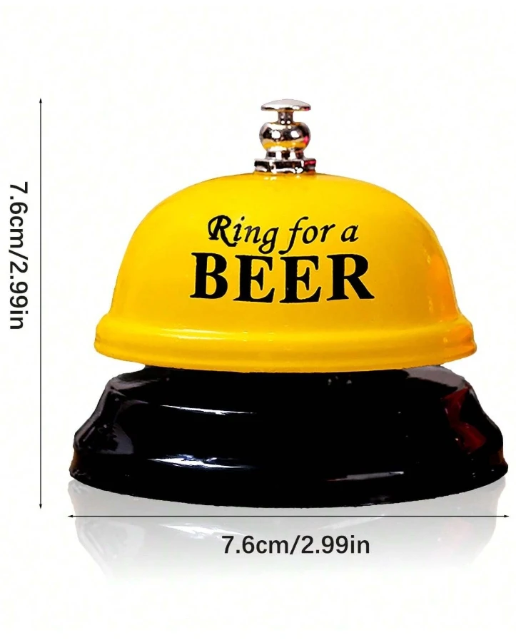 قطعة واحدة من جرس الخدمة المعدني المحمول، مناسب للمطاعم ومناطق الاستقبال في الفنادق وتدريب الحيوانات الأليفة والألعاب والمعلمين والحانات #3