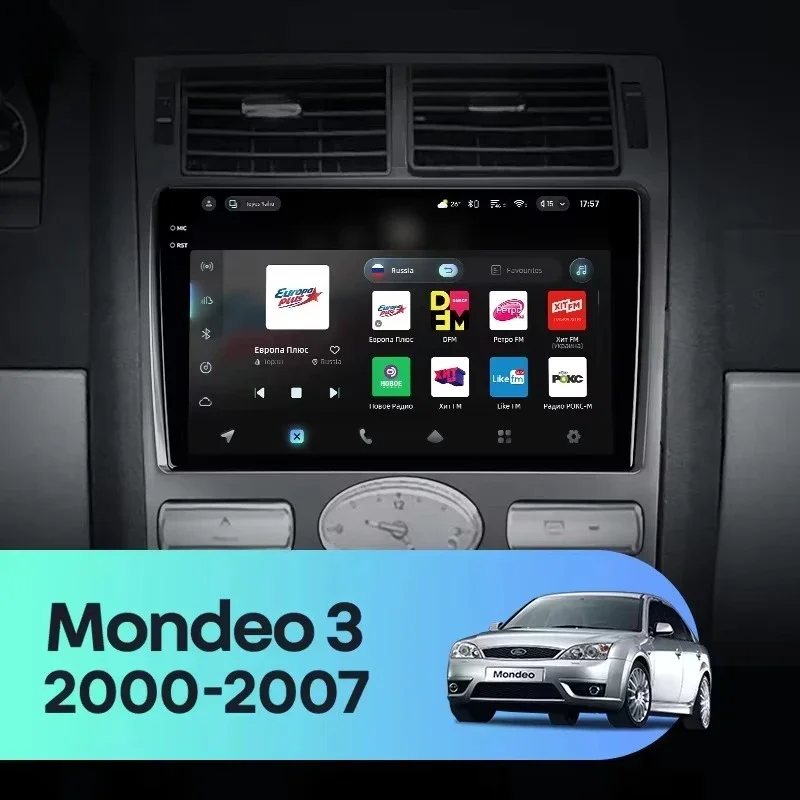 CC4 PRO For Mondeo 3 2000 - 2007 CarPlay Android Auto 2DIN Autoradio Car play Radio Multimedia Stereo