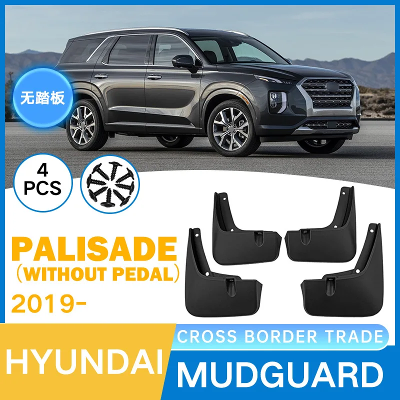 

Mudguard For HYUNDAI Palisade 2019-2023 without pedal mudguard sheet,Front Rear Flares Splash Guards Cover Car Accessorie