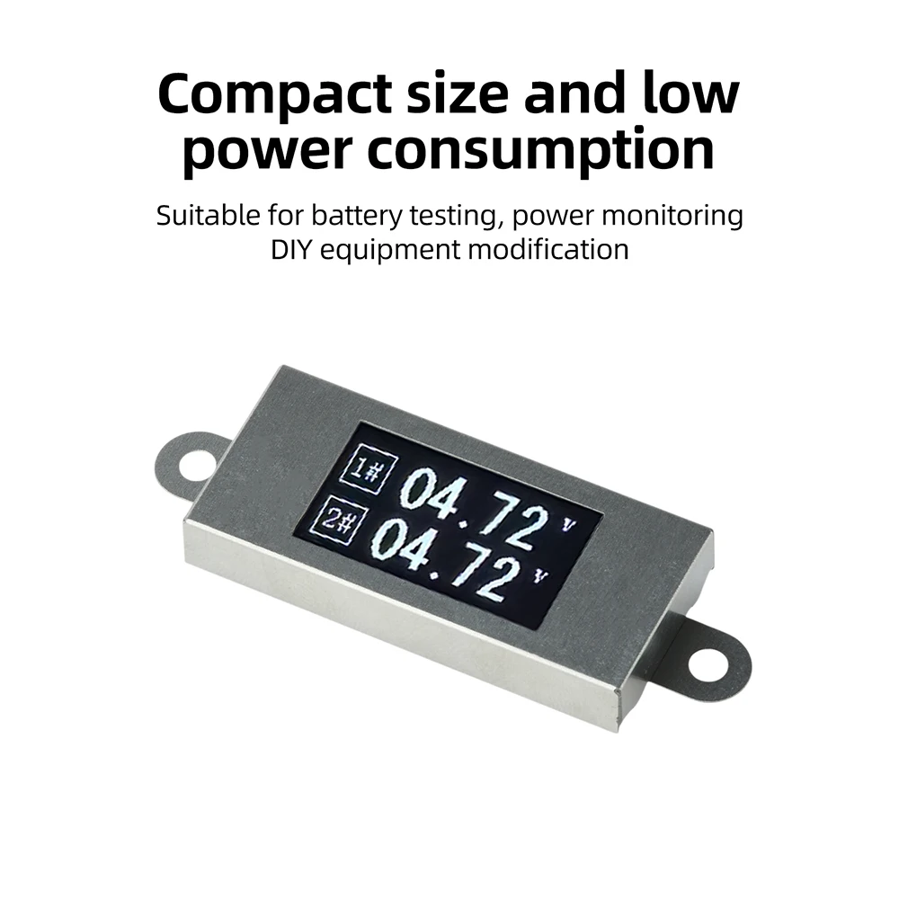 Digitales Voltmeter ZH1.5-4P 4-Pin DC 0-30V 0,77-Zoll OLED-Display Spannungsmessgerät für Elektrikerwerkzeug – Detail 6