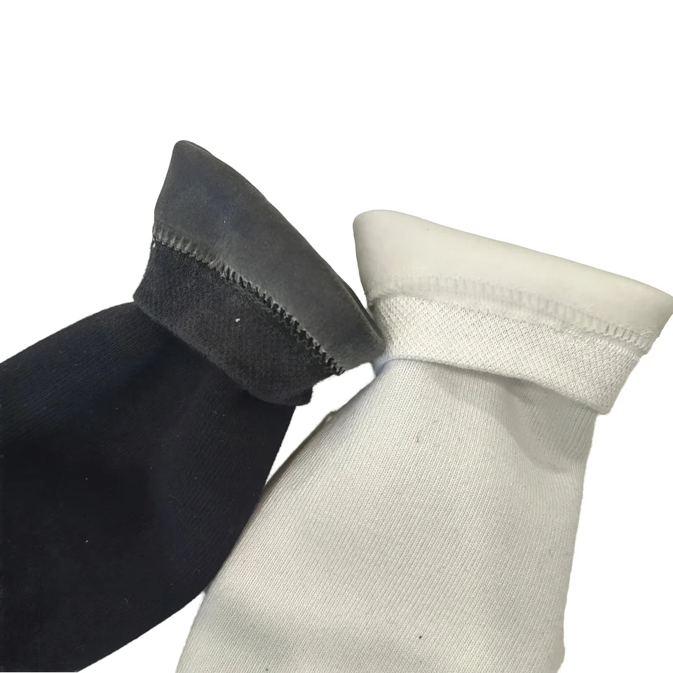 Black and White Prosthetic Gel Fabric Socks for Medicals Use Rehabilitations Equipment