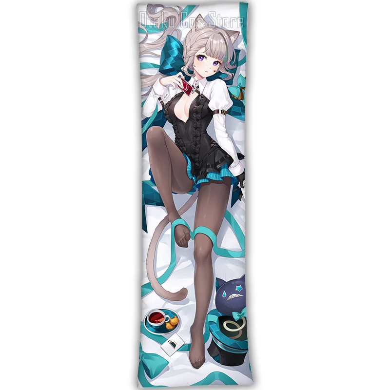 ปลอกหมอนลายการ์ตูนญี่ปุ่น Genshin impact lynette dakimakura Hing ปลอกหมอนโอตาคุของขวัญปลอกหมอน bmzp