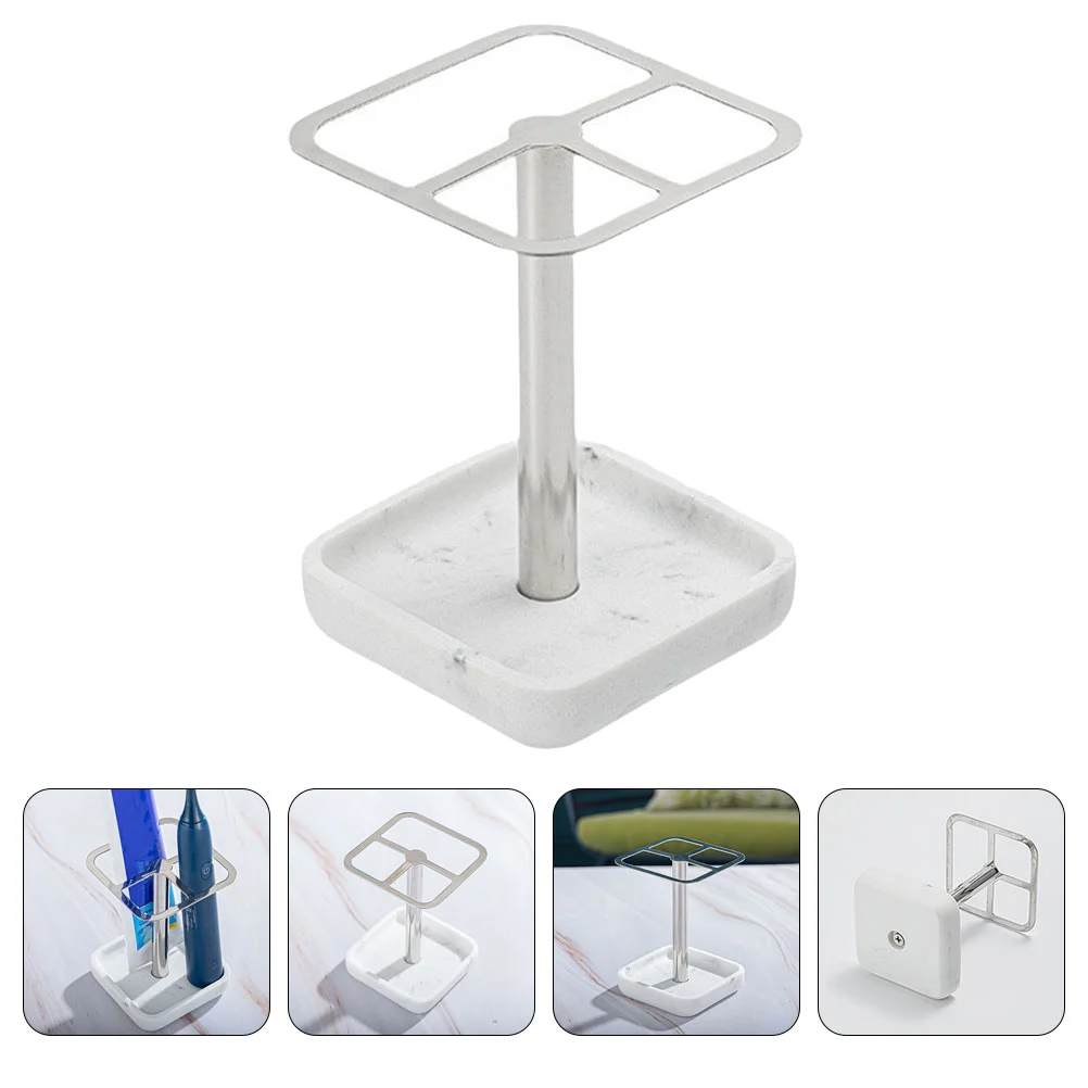 

Toothbrush Holder Stainless Steel Electric Bathroom Rack Holders Stand Glass For Shower Toothbrushes