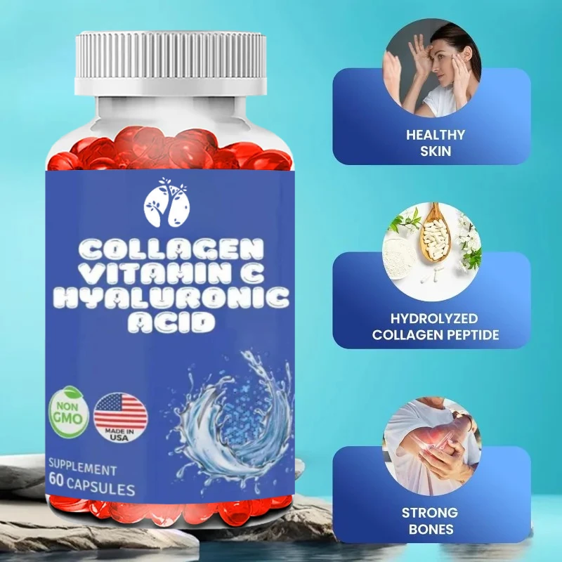 

Коллаген, витамин С, гиалуроновая кислота типа I, II и III | 60 капсул