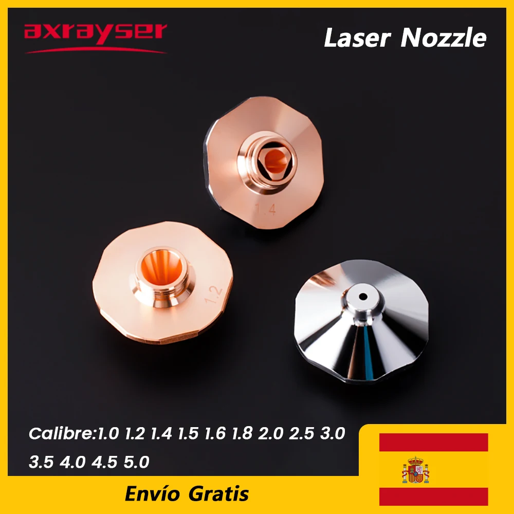 Axrayser Boquilla para Láseres Diámetro 28 mm H15 M11 Calibre 1.0-5.0 Alta Velocidad para Máquina de Corte Láser de Fibra Raytools BOCI