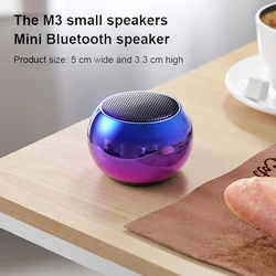 M3 Flash Wireless Bluetooth Speaker Portable Small Steel Gun Metal Heavy Subwoofer Outdoor Mini Bluetooth Small Speaker