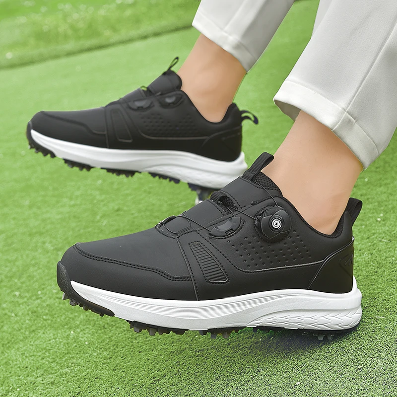 Zapatos de Golf profesionales Unisex, calzado deportivo de Golf, cómodo para exteriores, trotar, caminar, informal, talla 35-46