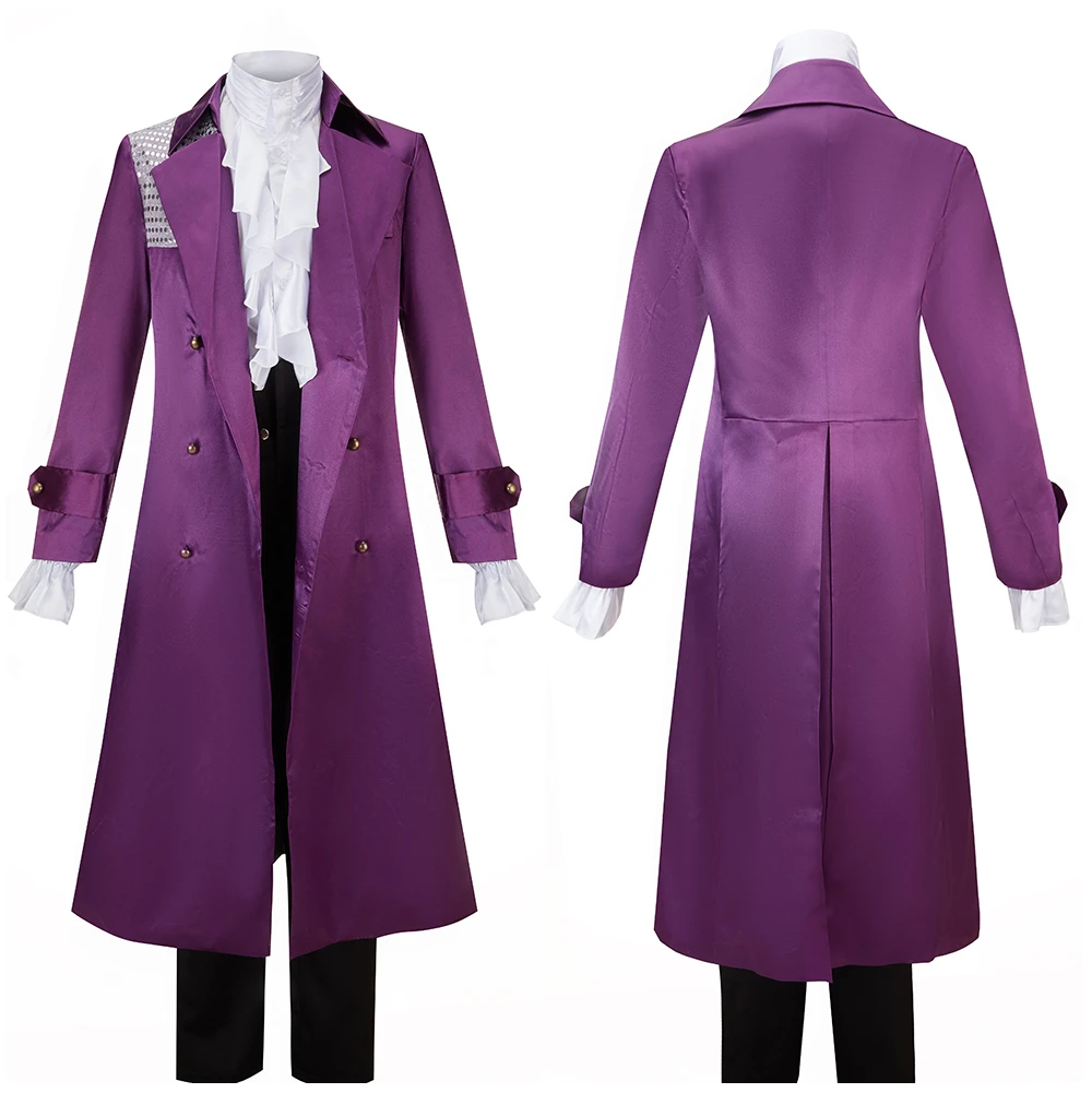 Prince Rogers Nelson Purple Rain Costume Cosplay vestito genitore-figlio vestito medievale di carnevale di Halloween per uomo donna bambini