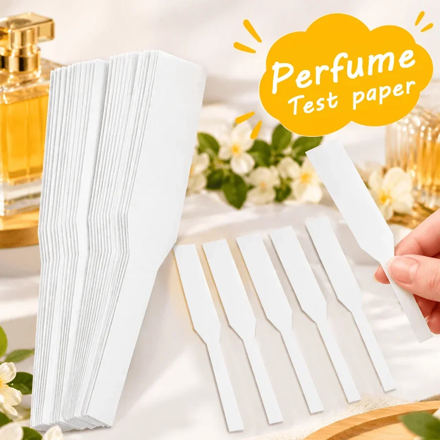 50/100/500pcs Blank Fragrance Testing Paper Strips Perfume Blotter Cards for Personal Smell Testing Store Sample Display XJM
