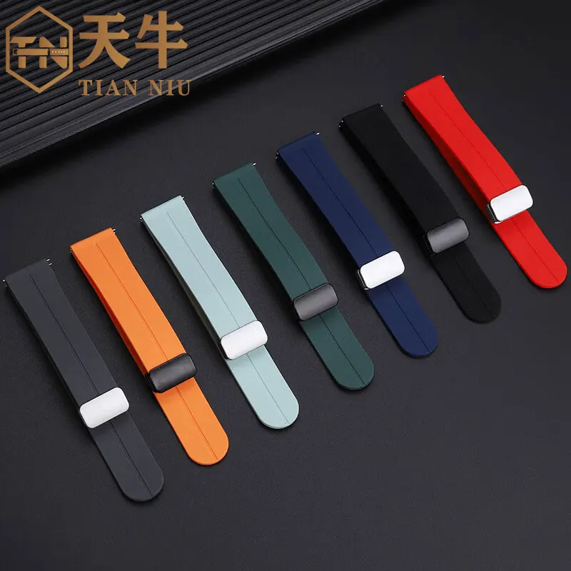 Quick Release Silicone Wrist Band For Casio Swordfish MDV-106 MDV-107 MTPVD01 Water Ghost strap for Swatch soft Rubber Watchband