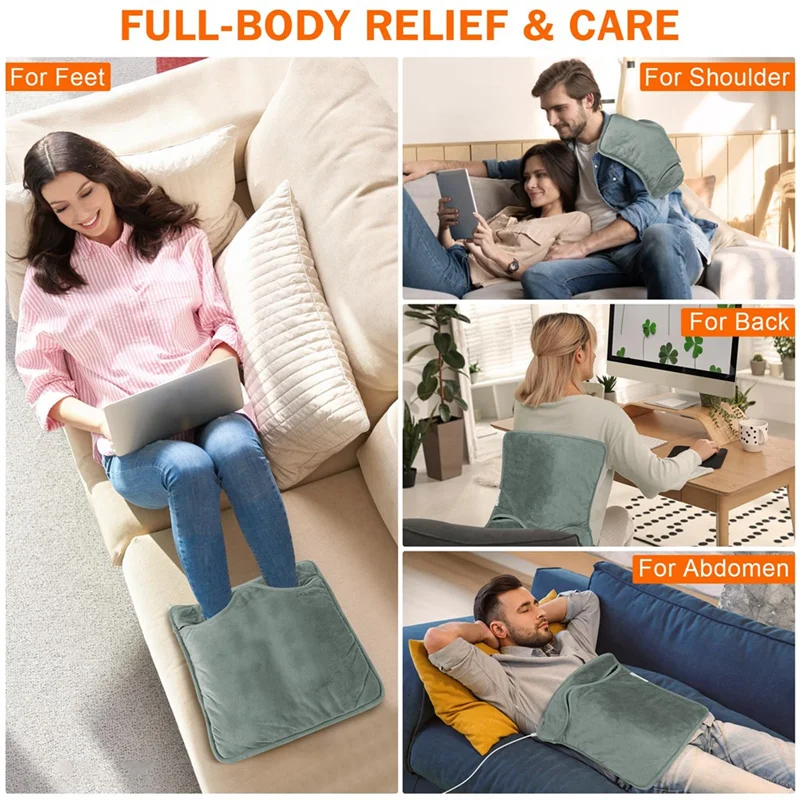 

Foot Warmer,Heated Foot Warmer Under Desk,Heating Pad For Back Pain Relief,Electric Foot Warmer Heating Pad EU Plug A Durable