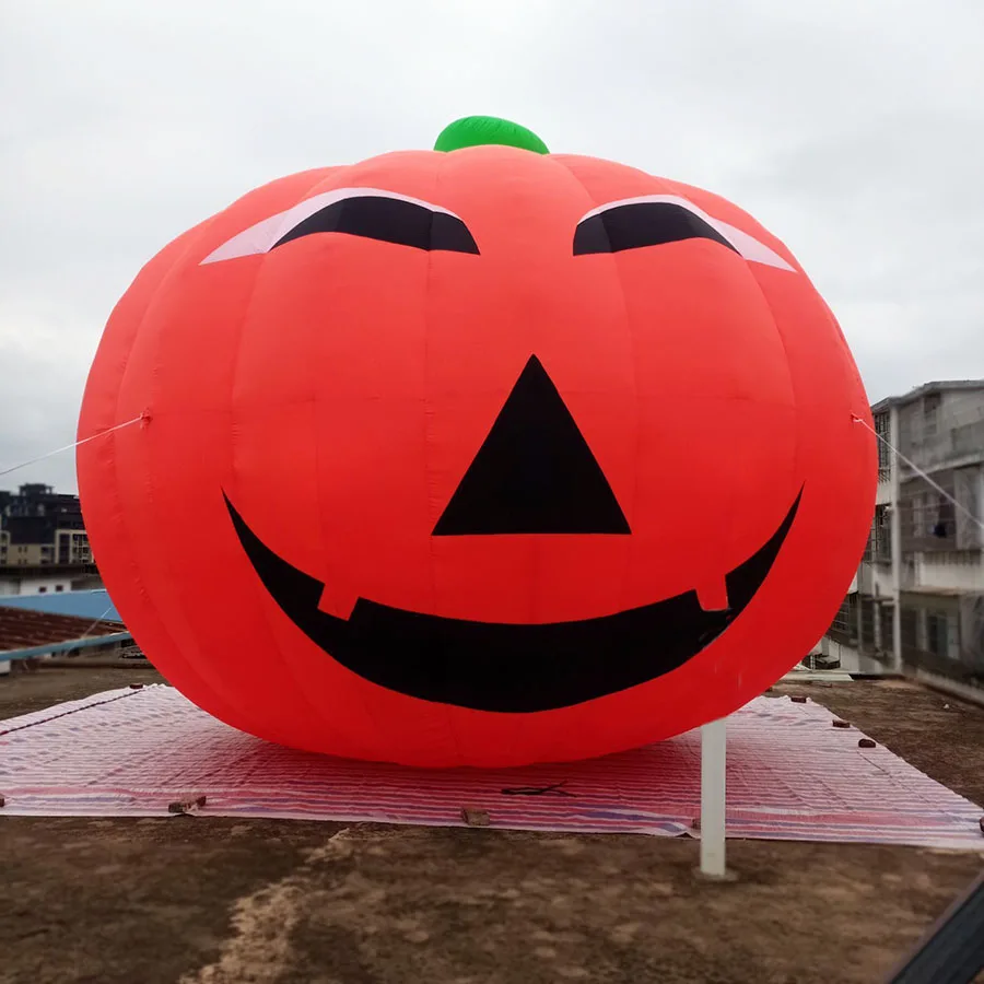 

2023 Newest Giant Outdoor Halloween Advertising Item Orange Inflatables Pumpkin Event And Show Decorations Made By Ace Air Art