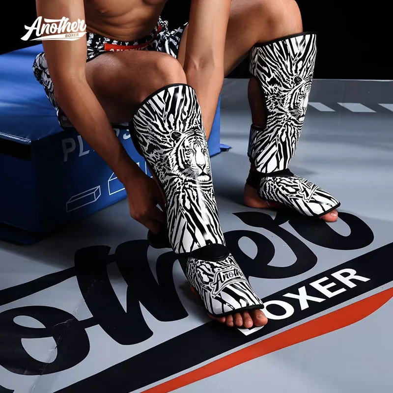 Kickboxing Shin Guard 2026 New Muay Thai Shin Guards Sanda Boxing Integrated Shin Instep Leg Protector