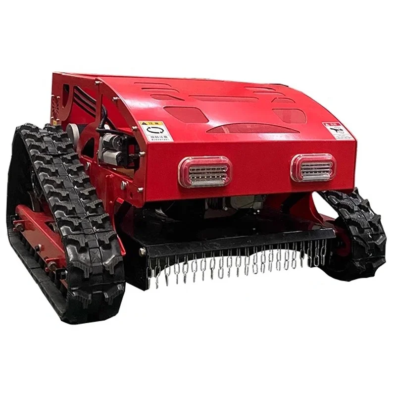 

7.5hp Multifunctional Small Crawler Remote Control Lawn Mower Gasoline Shredder