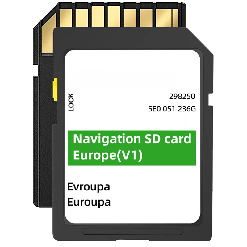 2020/2021 المملكة المتحدة وأوروبا لسكودا GEN1 MIB1 سيارة اوكتافيا MK3 اليتي نظام تحديد المواقع بطاقة SD Amundsen SD بطاقة Sat Nav خريطة #5