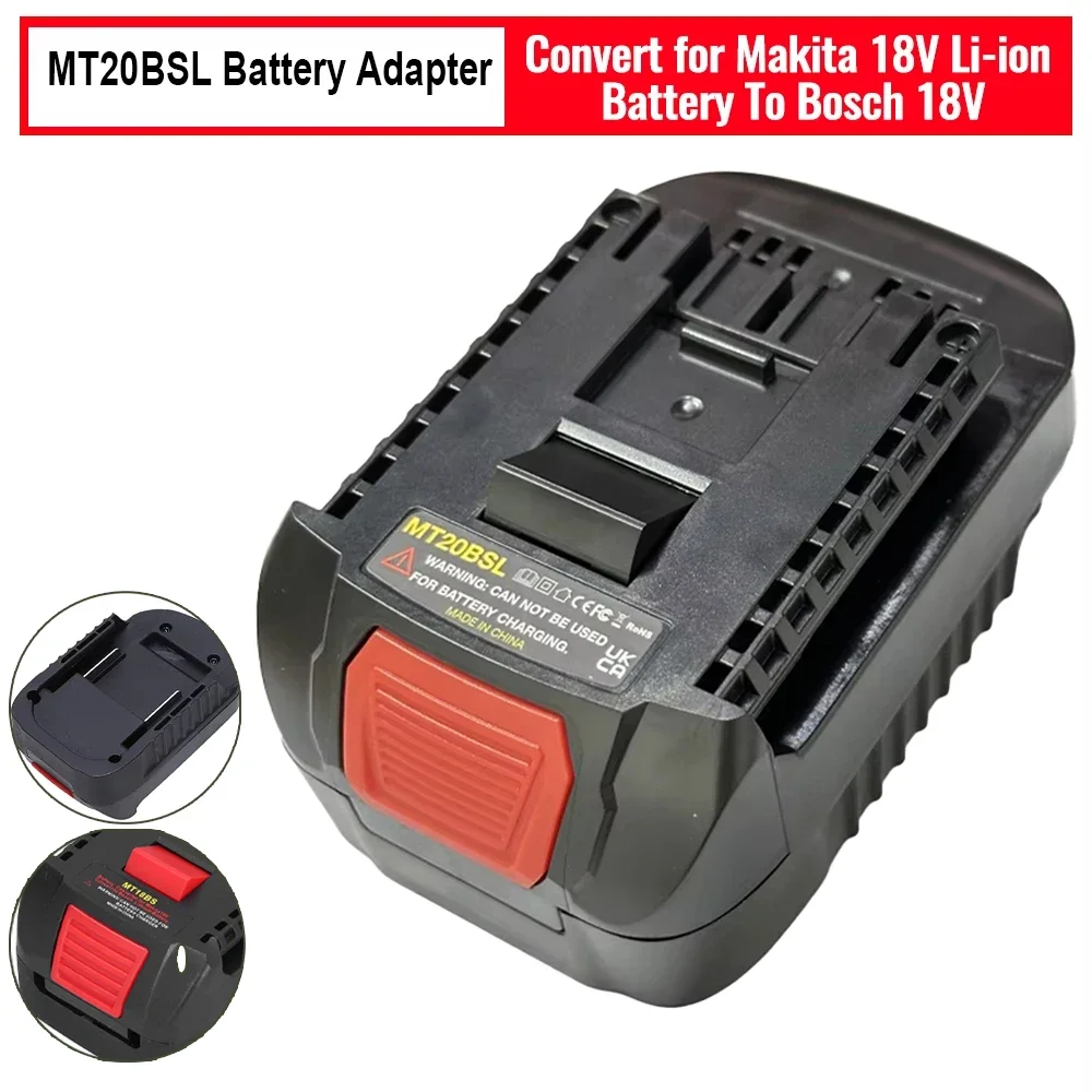 

Li-Ion Battery Converter Adapter for Makita 18V BL1830 BL1860 BL1850 BL1840 BL1820 Li-ion Battery To Bosch 18V Tool