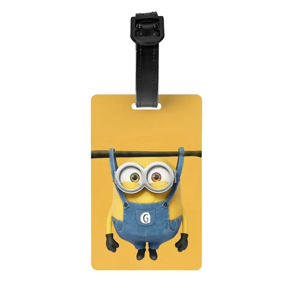 

Custom M-Minions Anime Cute Luggage Tags for Suitcases Funny Funny Cartoon Baggage Tags Privacy Cover Name ID Card
