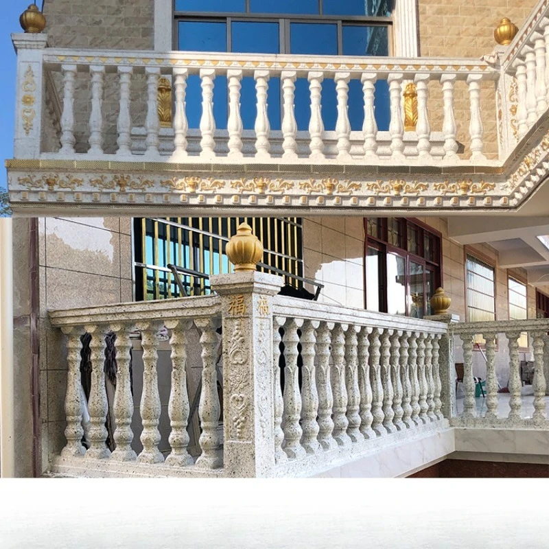 Factory direct sales European Roman column mold plastic steel balcony railing handrail fence vase column building components