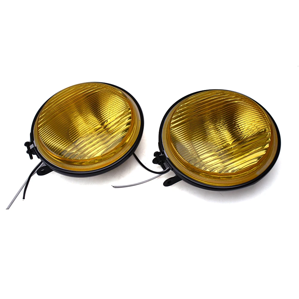 HALOGEN  6 INCH 12V TRUCK HALOGEN SPORTLIGHT ROUND SUPER LIGHT H3 FOG LAMP-(YELLOW/WHITE)