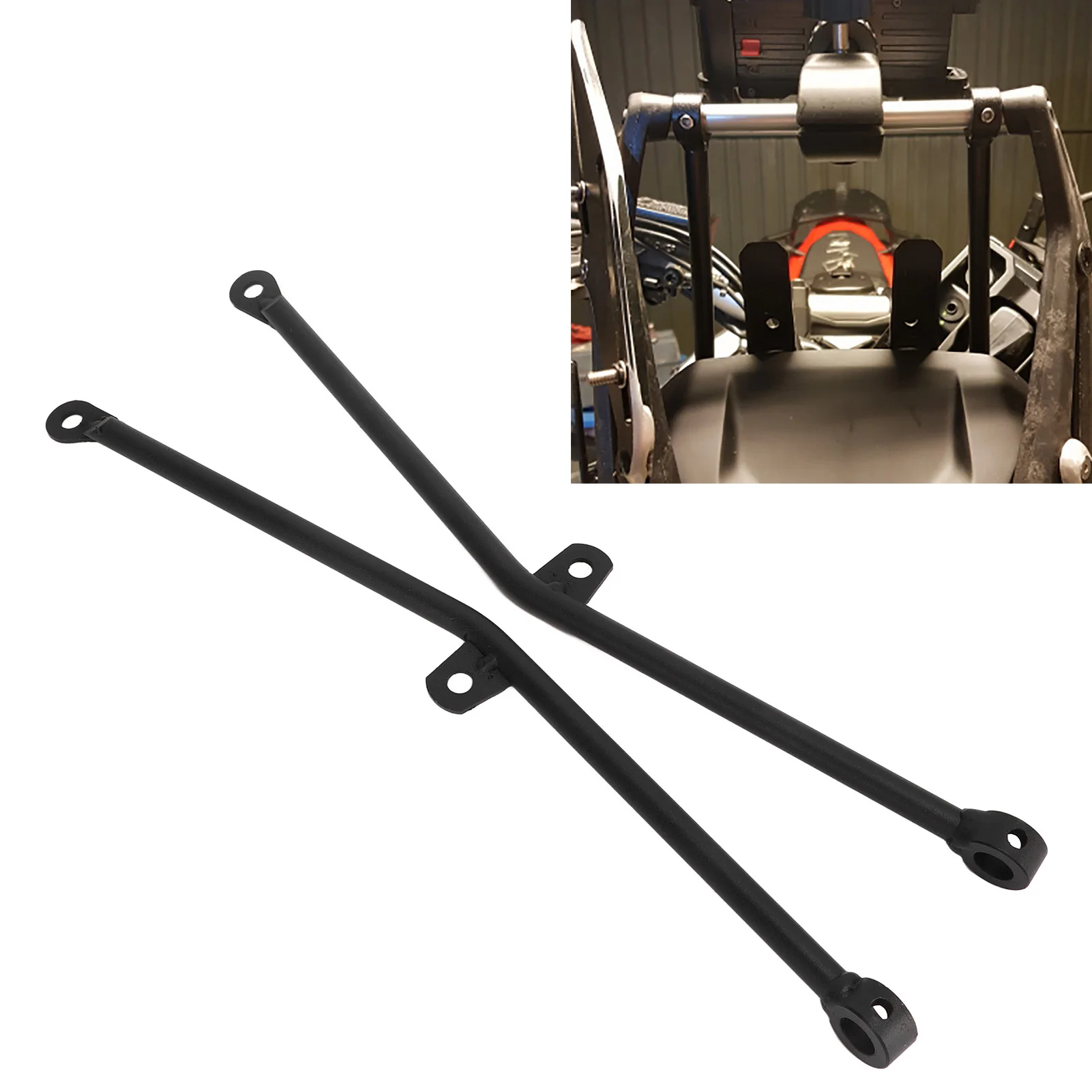 

Мотоциклетная навигация из нержавеющей стали с защитой от сотрясений, кронштейн для головы с защитой от брызг для Yamaha Tenere 700 T7 Rally