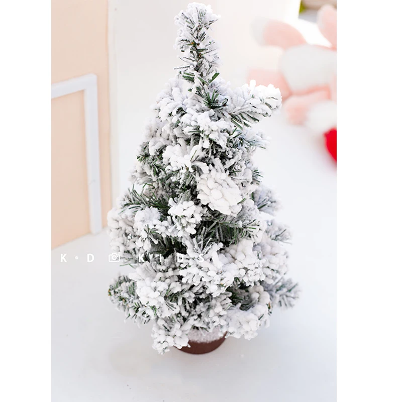 طفلة عيد الميلاد الزي الوردي متماسكة الوليد سانتا ازياء أفخم ثلج المشهد دمية شجرة عيد الميلاد الصغيرة الشتاء التصوير الدعامة #6