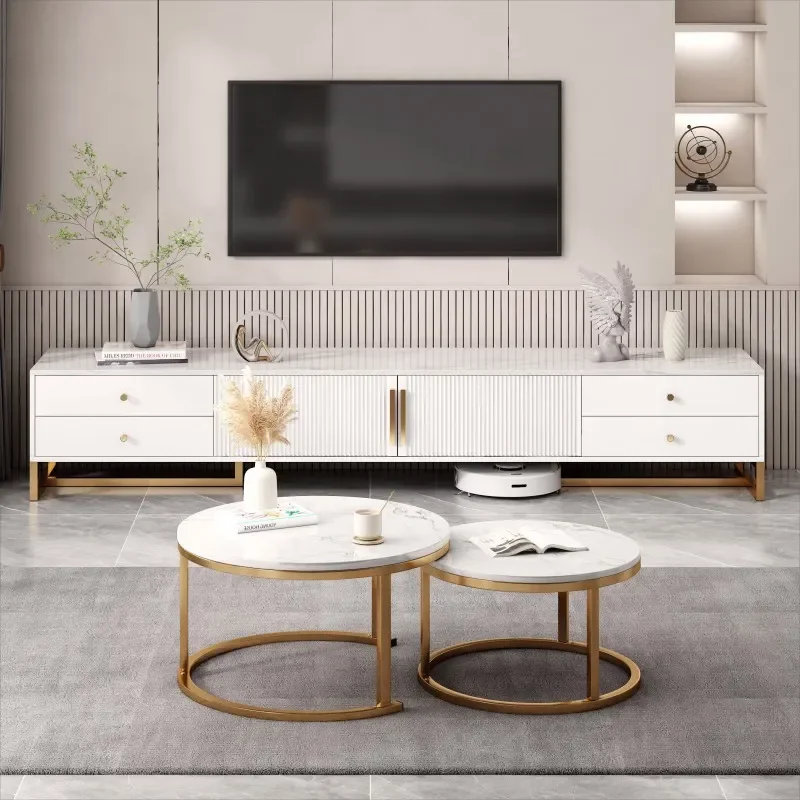 2025 New Modern Simple Floor to Ceiling TV Cabinet for Living Room Small Apartment with Integrated Storage Home Furniture