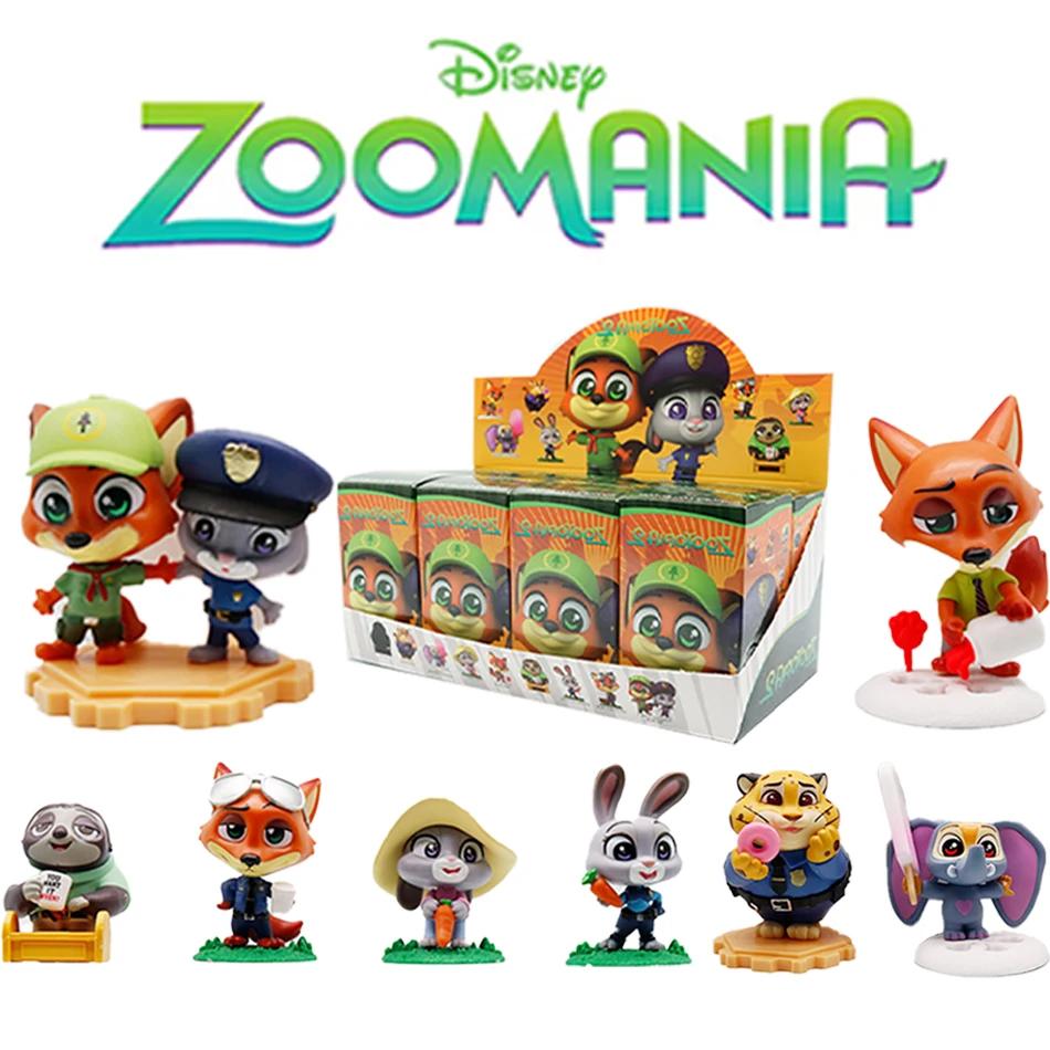 

Новинка 2026 года, оригинальная слепая коробка Disney Zootopia2, милая экшн-фигурка Ника Джуди, загадочная коробка, аниме-фигурки, мультяшная коллекция, модель игрушки