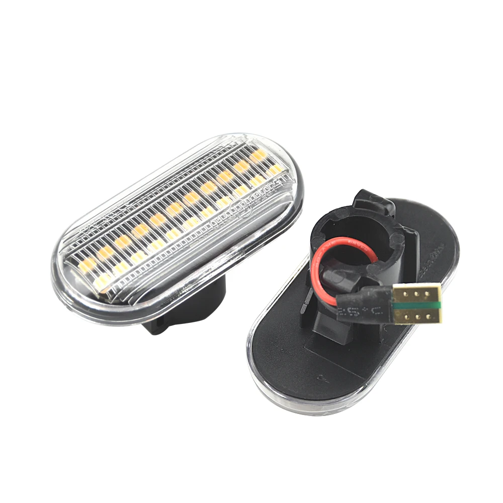 LED Dynamic Turn Signal Light For Dacia Duster Renault Megane 1 Clio1 2 KANGOO ESPACE Smart Fortwo 453 Side Marker Fender Light