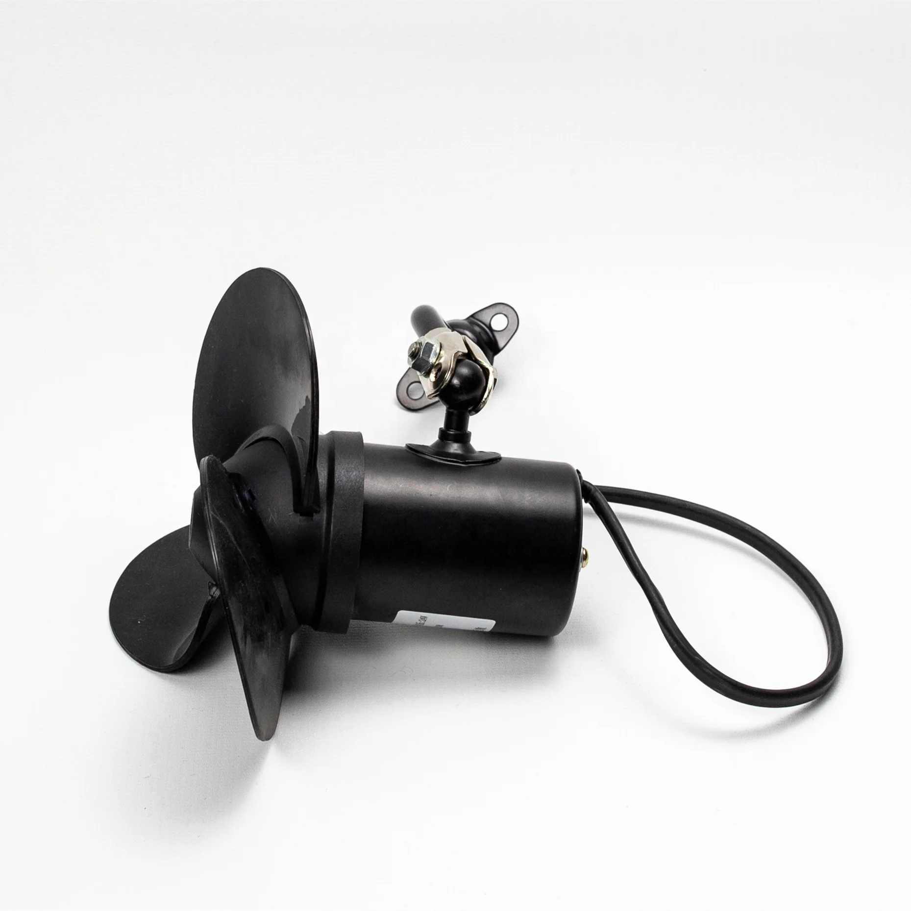 12V 24V DC Universal Auto Bus Driver Cooling Fan with Soft Rubber Blade for Coach Truck Cab Cooling