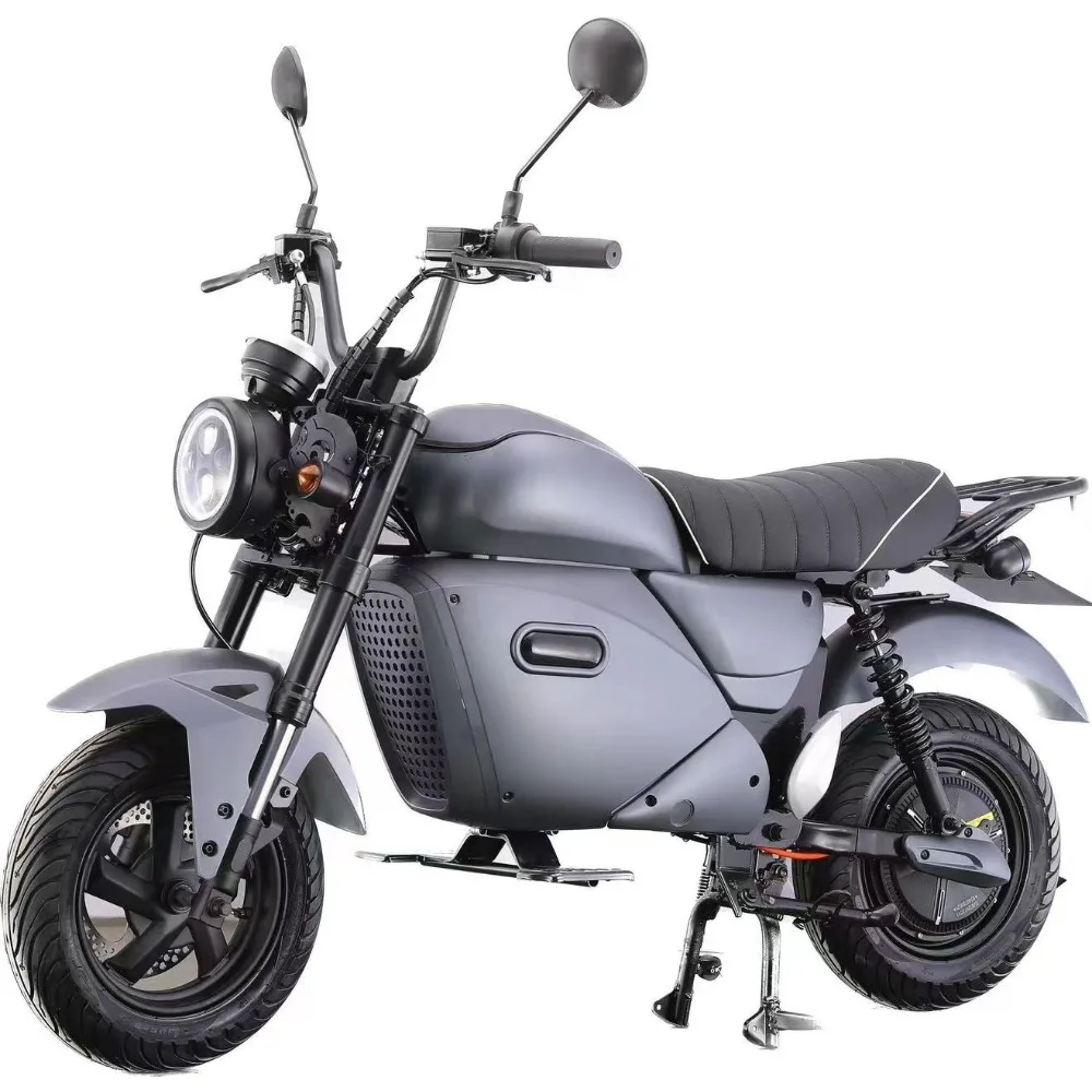 new M3 Electric Motorcycle - 72V High-Power, Long-Range, 2-Seater Retro E-Motorcycle