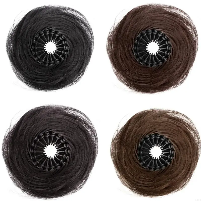 

G2TB Girls Synthetic Hairpiece Hair Extensions Hair Bun for Coser Cosplay Street Photography Synthetic Bun Claw