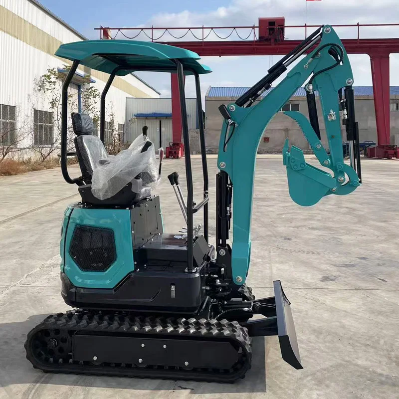 Ready to Work: 1.8T Mini Digger Includes Dozer Blade & EPA/CE Cert. | Free Shipping| Customized