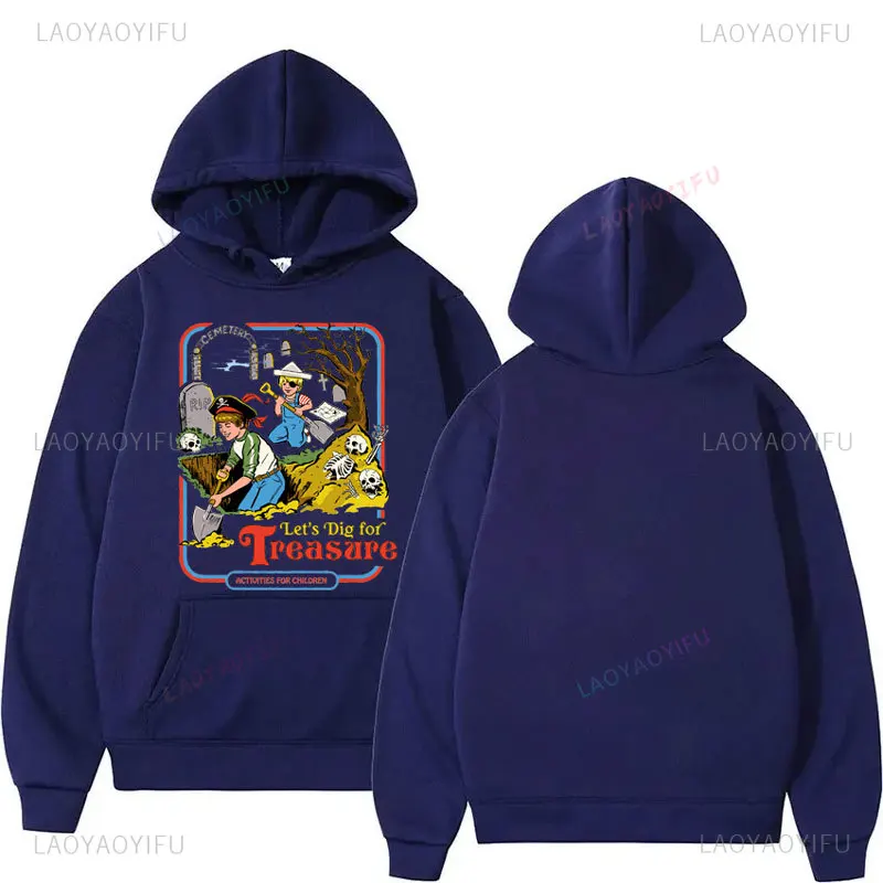 

Let's Dig for Treasure Theme Graphic Sweatshirt Fashion Men's Women's Streetwear Holiday Gift Pullovers Hoodie Unisex Hooded