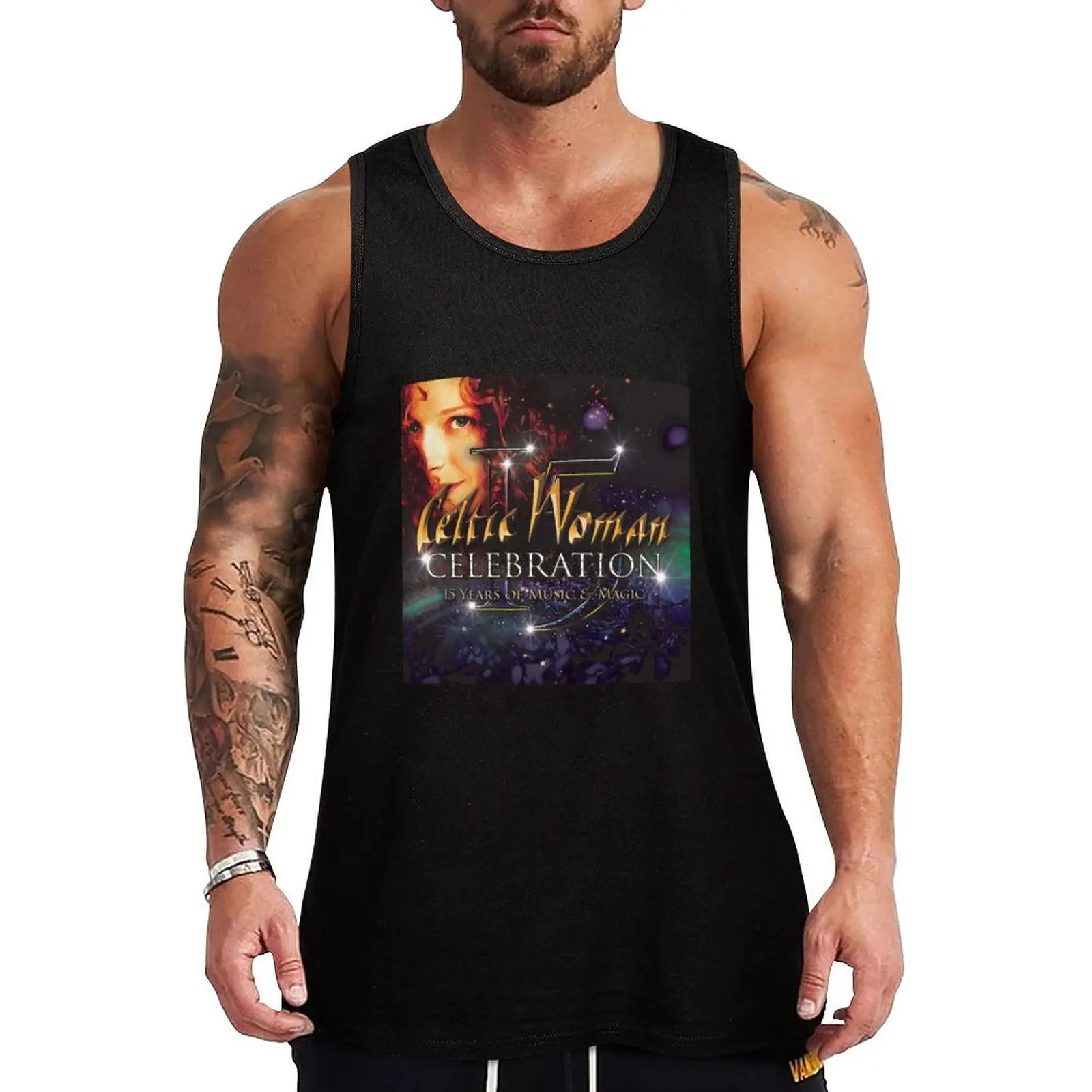 

Celebration Tank Top gym clothes men Bodybuilding shirt T-shirts men