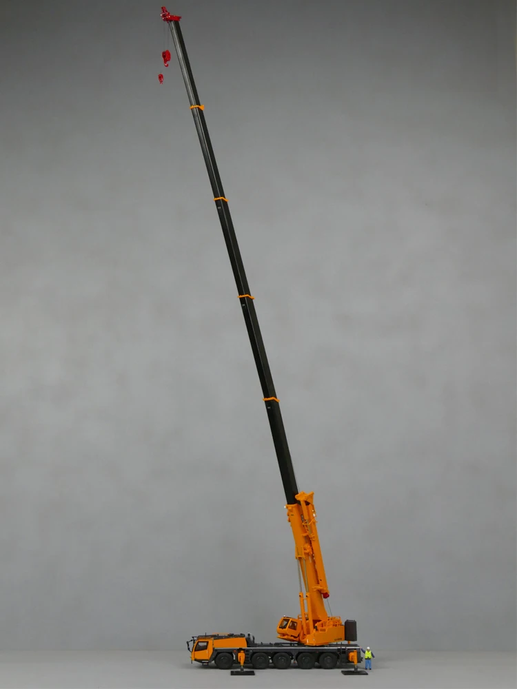 New 1:50 Japan KATO KA1300 Truck Crane Model Hoist Replica Yellow