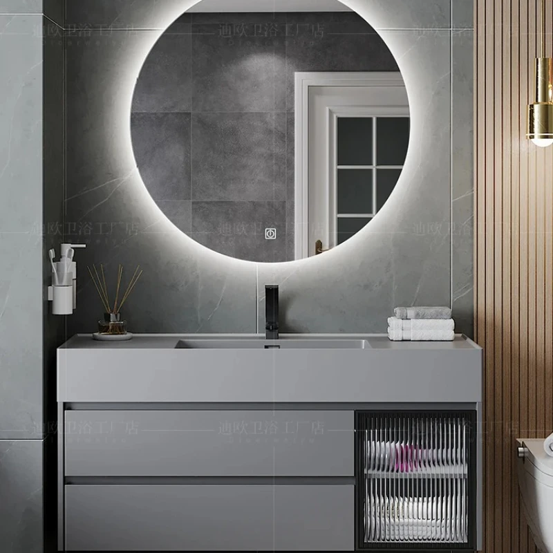 

Light Luxury Design High-quality Cabinet Bathroom Modern Multifunction Storage Medicine Luxury Hovedskapet Mirror Furniture