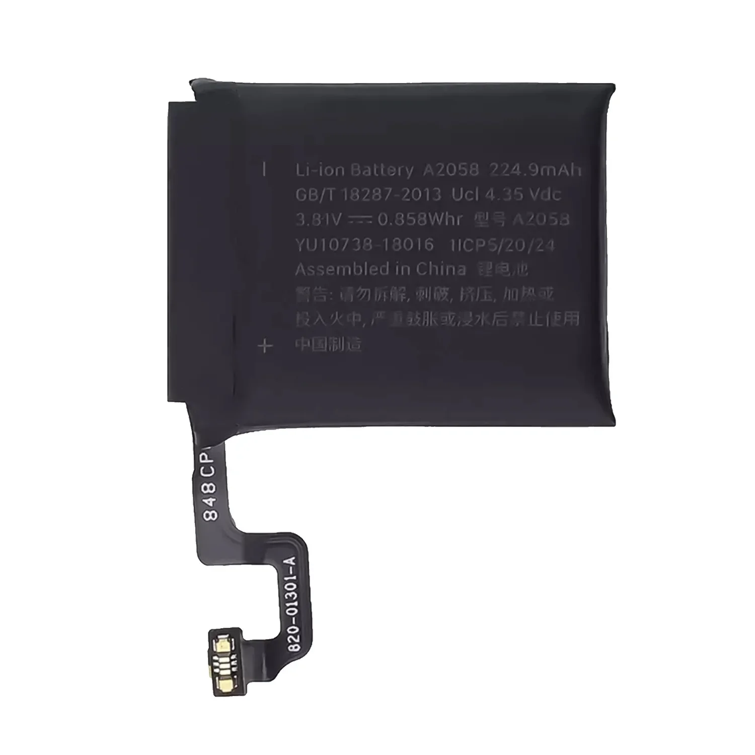 100% Original 40mm Battery For Apple Watch Series 4 GPS for Series 4 A2058 (4st Generation) Batteries Bateria