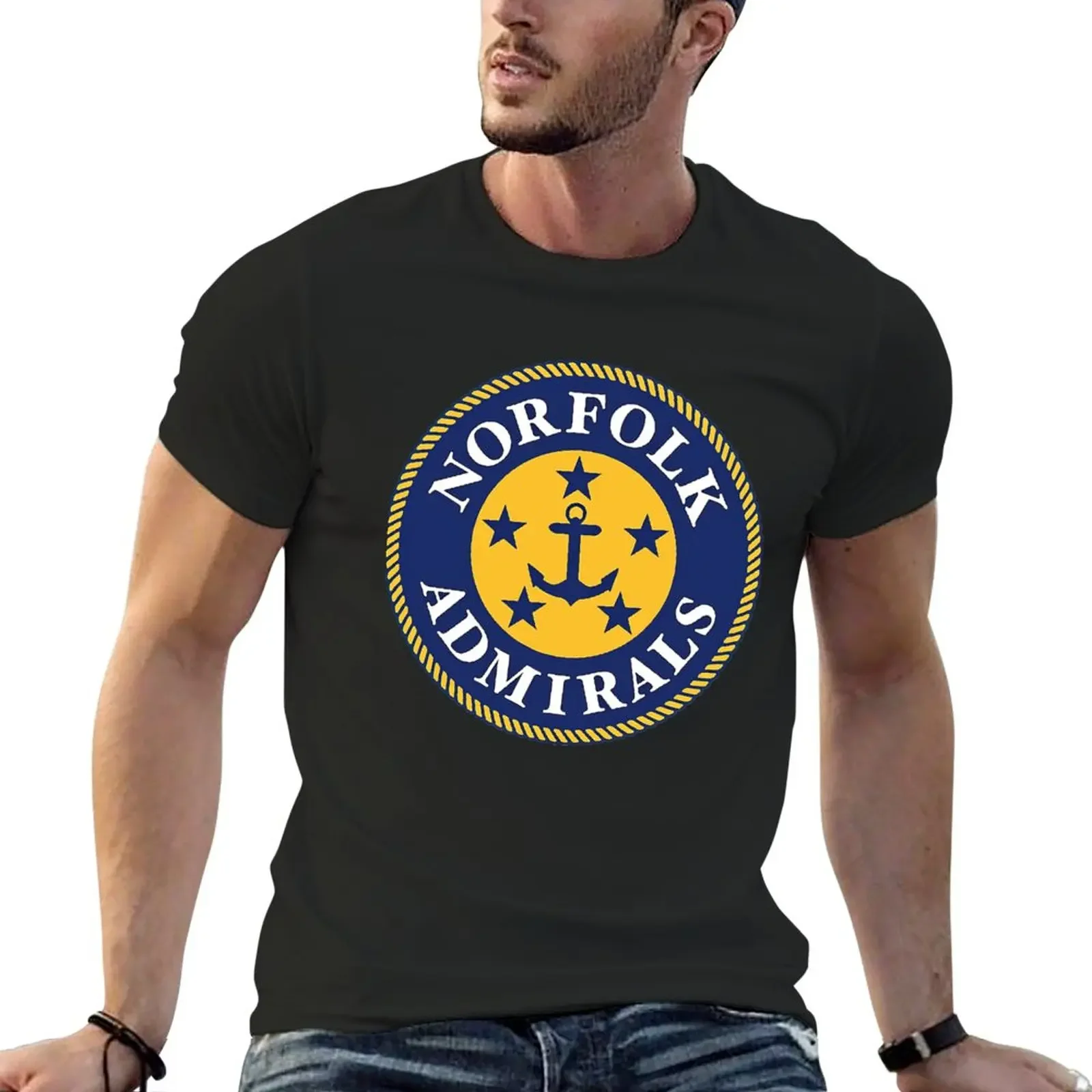 NORFOLK ADMIRALS T-Shirt plus size tops boys animal print t shirts men