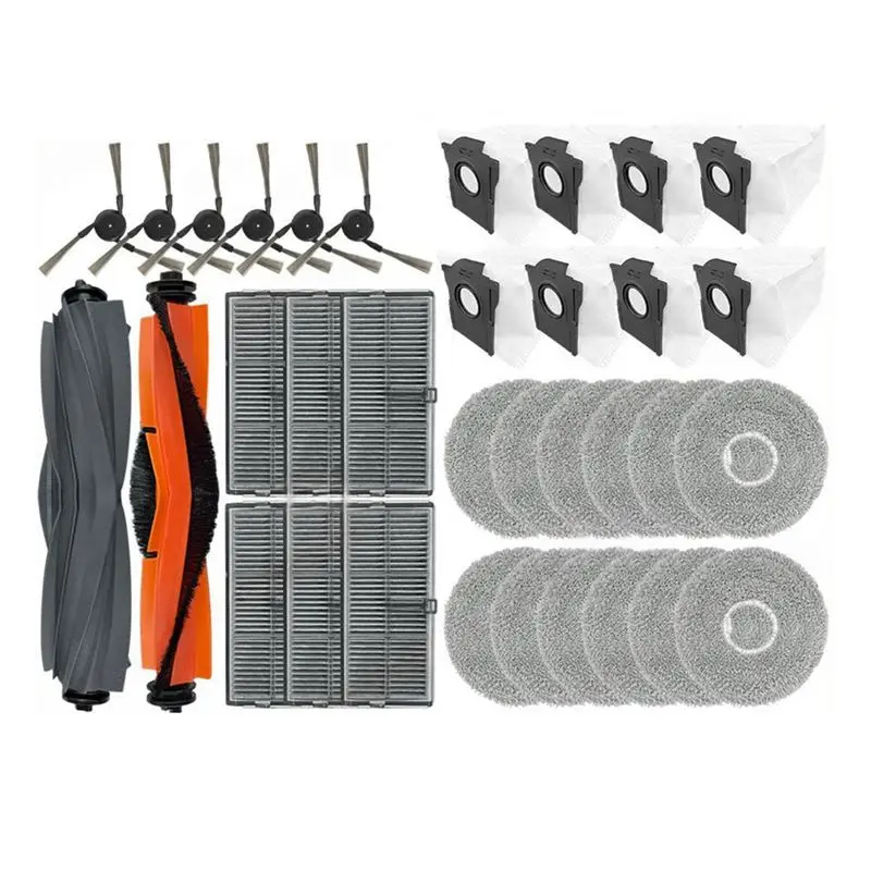 

Мешки для сбора пыли, боковые щетки, фильтры и аксессуары для роботов-пылесосов Dreame L40 Ultra/X40 X40 Ultra/MOVA P10 Pro Ultra/S30 Pro Ultra