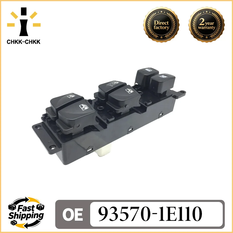 CHKK-CHKK Front Left Siad Power Window Switch Control 93570-1E110 935701E110 For Hyundai Accent 2007-2010