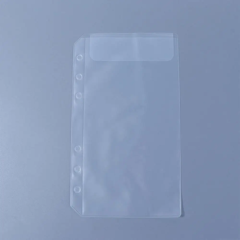File Holder Photo Album Refills Diary Ticket Storage PVC Notebook Pouch Bags Binder Pockets Document Filing Bags Binder Folders