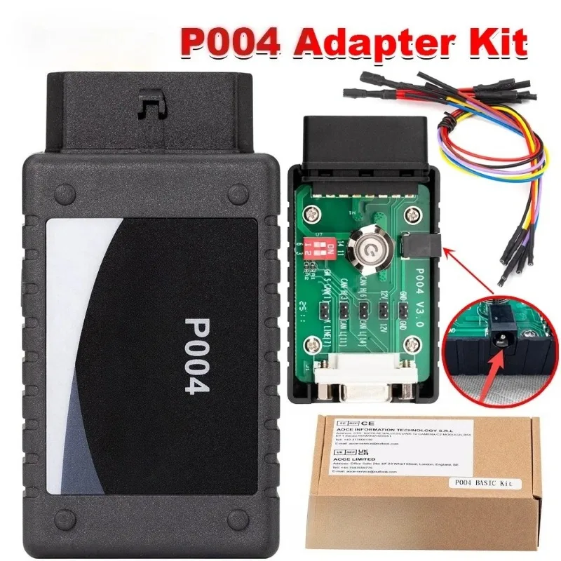 

Комплект сброса подушки безопасности P004 Адаптер P004 V3.0 + перемычка P004 Рабочая с OBDSTAR X300 DP PLUS/P50 для сброса подушки безопасности SRS